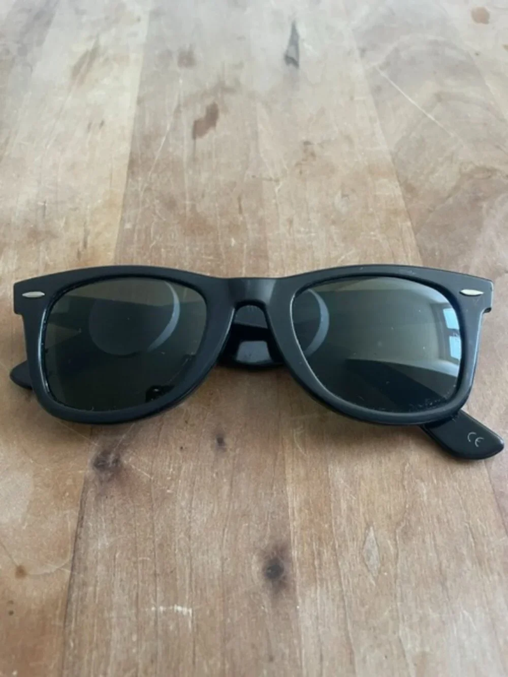 Vintage B&L Ray-Ban L2009 Black Acetate G15 Glass Lens Wayfarers 5024